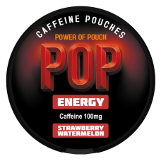 Кофеїновий снюс PoP Energy 100мг Strawberry Watermelon (Полуниця Кавун) 20шт