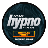 Кофеїновий снюс Hypno Energy 100мг Tropical Punch (Тропічні фрукти) 20шт
