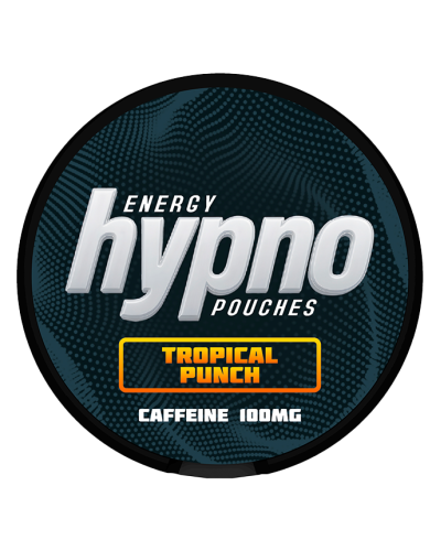 Кофеїновий снюс Hypno Energy 100мг Tropical Punch (Тропічні фрукти) 20шт