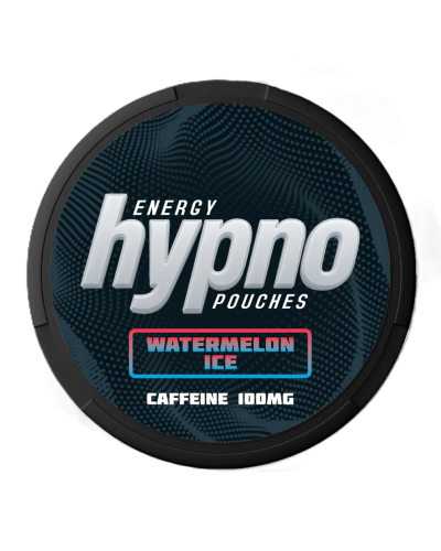 Кофеїновий снюс Hypno Energy 100мг Watermelon Ice (Кавун лід) 20шт