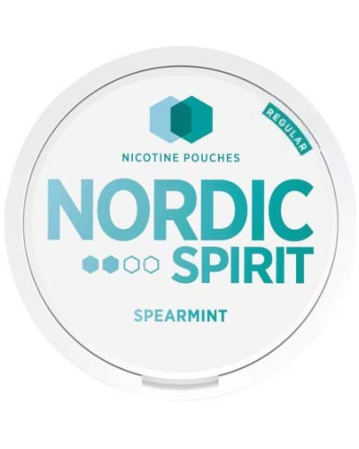 Снюс Nordic Spirit Regular Spearmint (м'ята) (нік 6 мг)