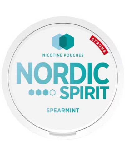 Снюс Nordic Spirit Strong Spearmint (м'ята) (нік 9 мг)