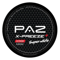 Снюс PAZ X Freeze Plus Extreme 28 mg (Холодна м’ята) 