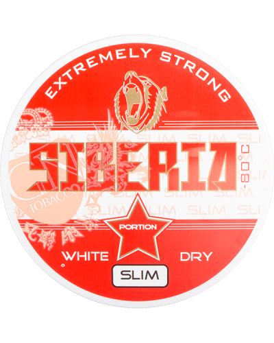 Снюс Siberia -80 Degrees White Dry Slim 43 mg