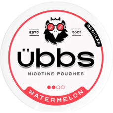Снюс Ubbs Regular Watermelon (арбуз) (ник 6 мг)