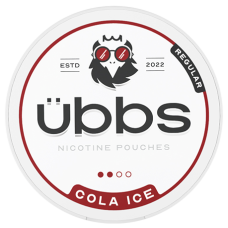 Снюс Ubbs Regular Cola Ice (кола со льдом) (ник 6 мг)