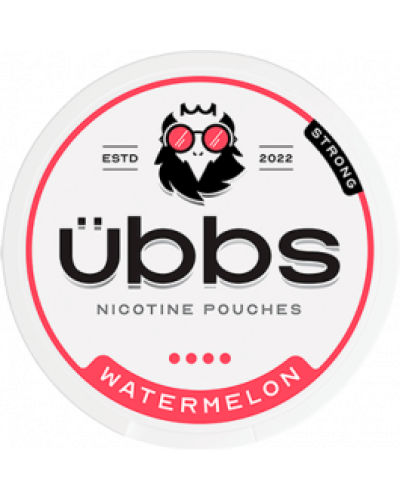 Снюс Ubbs Strong Watermelon (арбуз) (ник 11 мг)