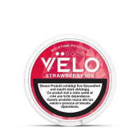 Снюс VELO Strawberry ice (Полуниця лід) 10шт мини (нік 4.2 мг)