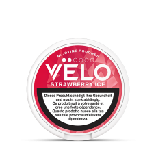 Снюс VELO Strawberry ice (Полуниця лід) 10шт мини (нік 4.2 мг)