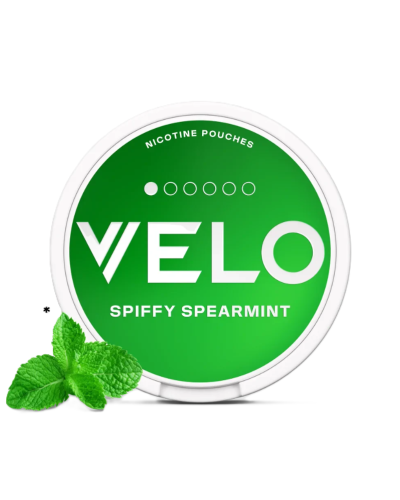 Снюс VELO Spiffy Spearmint 4 мг (пряна м'ята)