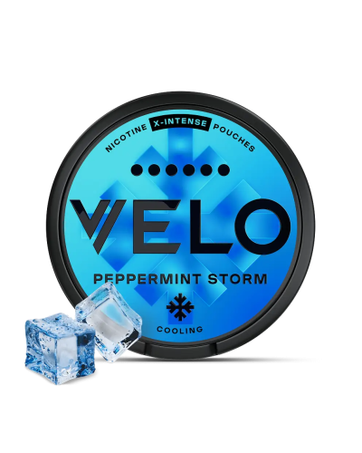 Снюс VELO Peppermint Storm (М'ята) 20шт (нік 17 мг)