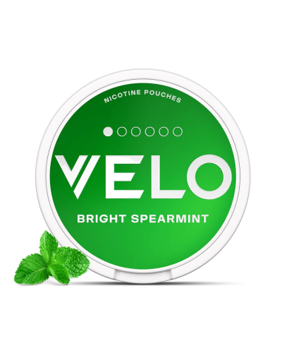 Снюс VELO Bright Spearmint 4 мг (Cолодка м’ята)