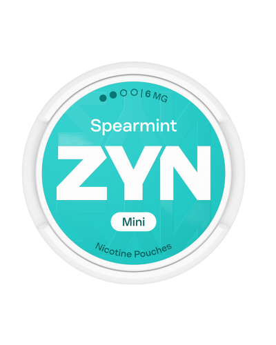 Снюс ZYN Spearmint Mini (мята) (ник 6 мг)