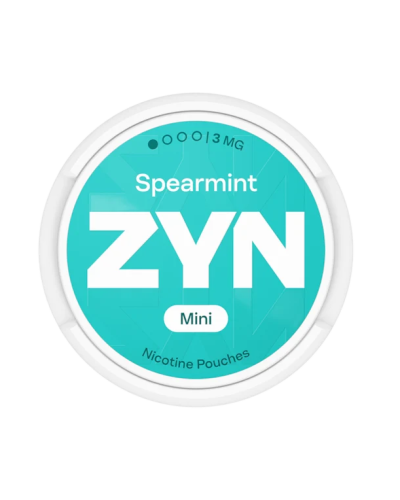 Снюс ZYN Spearmint Mini (мята) (ник 3 мг)