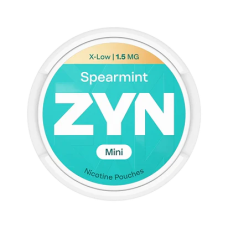 Снюс ZYN Spearmint Mini X-Low (м'ята) (нік 1,5 мг) 