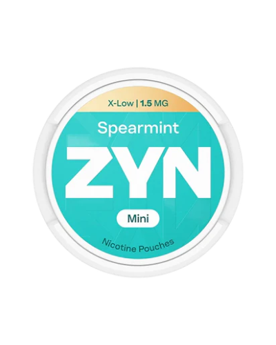 Снюс ZYN Spearmint Mini X-Low (мята) (ник 1,5 мг)