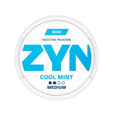 Снюс ZYN Mini Cool Mint Medium (холодна м'ята) (нік 7 мг) 