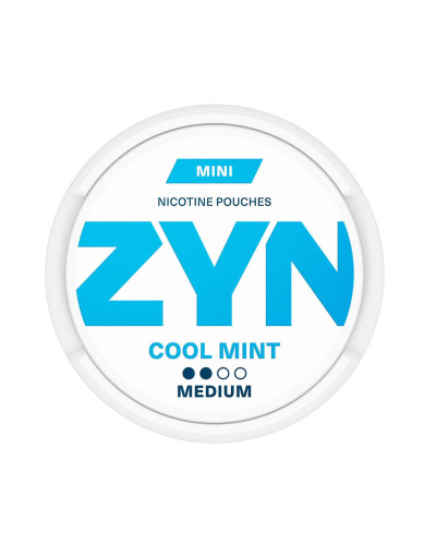 Снюс ZYN Mini Cool Mint Medium (холодная мята) (ник 7 мг)