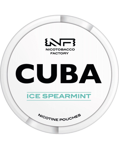 Снюс Cuba Ice spearmint 16 mg (Мікс трав та м'яти)