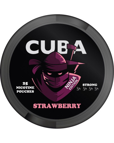 Снюс Cuba Strawberry 30 mg (Полуниця)