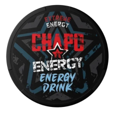 Кофеїновий снюс CHAPO WHITE 150мг Energy Drink (енергетик) 20шт