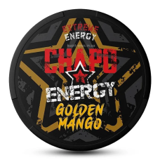 Кофеїновий снюс CHAPO WHITE 150мг Golden Mango (манго) 20шт (протерміновано)