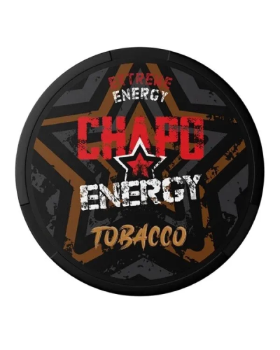 Кофеїновий снюс CHAPO WHITE 150мг Tobacco (тютюн) 20шт (протерміновано)