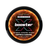 Кофеїновий снюс X BOOSTER 80мг Coffee & Caramel (кава карамель) 20шт