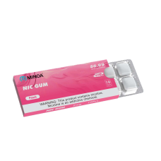 Нікотинові жуйки в пластинках Minoa Peach Персик 10шт (нік 2 мг)