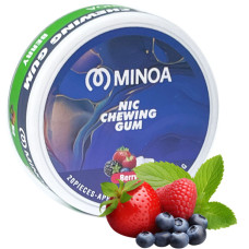 Нікотинові жуйки Minoa Berry (Ягода) 20шт (нік 4 мг)