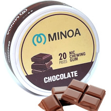 Нікотинові жуйки Minoa Chocolate (Шоколад) 20шт (нік 6 мг)