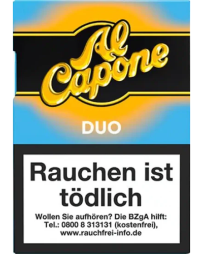 Сигариллы Al Capone Duo (соленая карамель) (18шт)