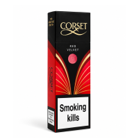 Сигареты Сorset Superslim Red Velvet с капсулой (Вишня) (пач20) 