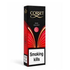 Сигареты Сorset Superslim Red Velvet с капсулой (Вишня) (пач20) 