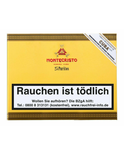 Сигариллы Montecristo Puritos 25 (Куба) (25шт)
