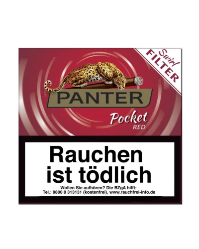 Сигарили Panter Pocket Red Swirl Filter (10 шт)