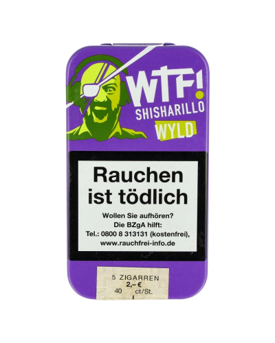 Сигарили WTF! SHISHARILLO WYLD зі смаком винограду (5шт)