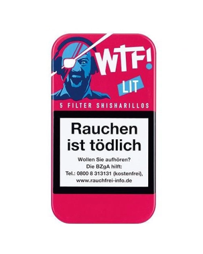 Сигариллы WTF! SHISHARILLO LIT со вкусом ягод (5шт)