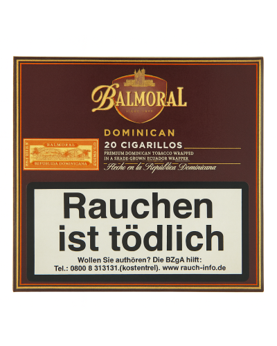 Сигариллы BALMORAL Dominican Cigarillos (20шт)