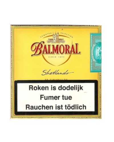 Сигарили BALMORAL Shetlands Sumatra (20шт)