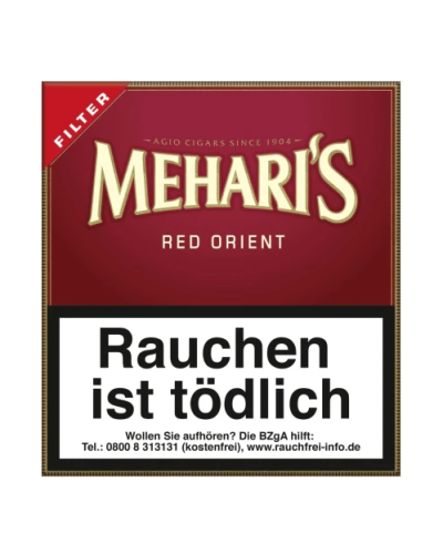 Сигариллы Mehari`s Filter Red Orient (20шт)