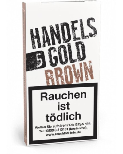 Сигариллы HANDELSGOLD BROWN кофе (5шт)