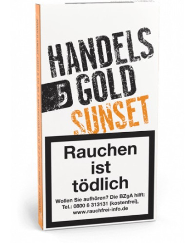 Сигариллы HANDELSGOLD SUNSET персик (5шт)