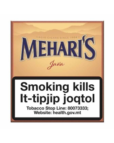 Сигариллы Mehari`s Java Yellow (20шт)