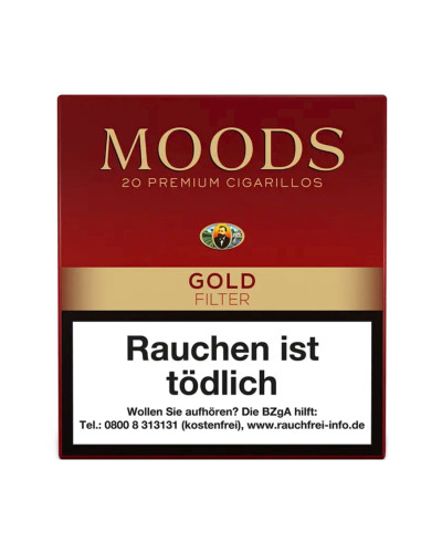 Сигарили MOODS Gold Filter (20шт)