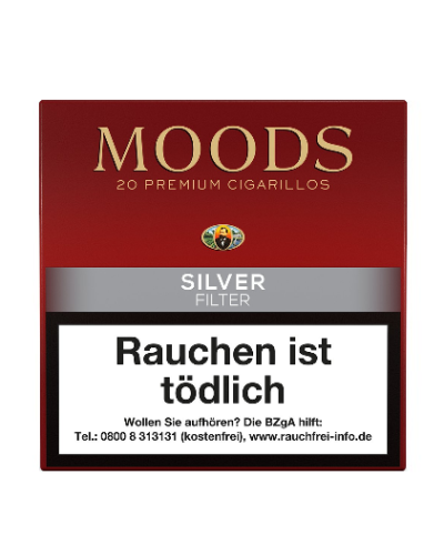 Сигариллы MOODS Silver Filter (20шт)