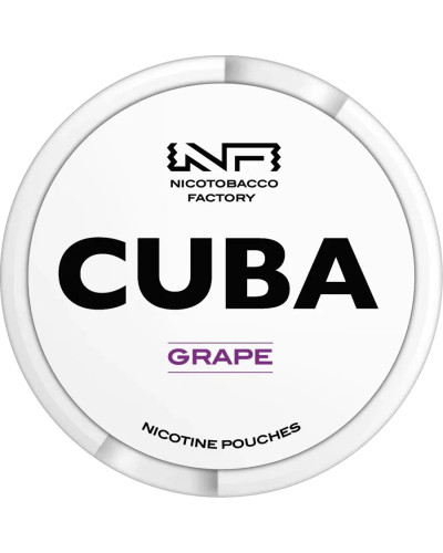Снюс Cuba Grape 16 mg (Виноград)