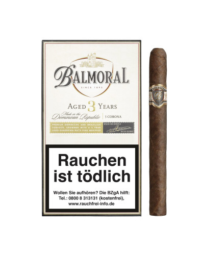 Сигары BALMORAL Aged 3 Years Сorona 5 (Доминикана) (5шт)