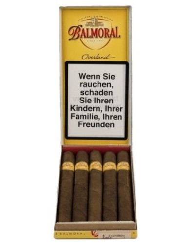 Сигари BALMORAL Overland Сoronas 5 (Суматра) (5шт)