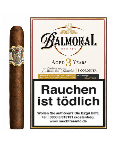 Сигари BALMORAL Aged 3 Years Сoronita"5 (Домінікана) (5шт)